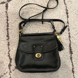 Coach Leather Black Crossbody Purse